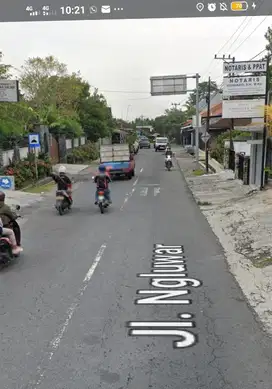 Tanah dijual 625m2 di  ngluwar dekat  jl  Magelang