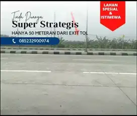 Tanah super strategis hanya 50 meteran dari exit tol Ngawi