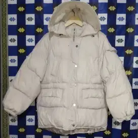 Winter jaket gelembung broken white