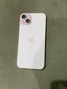 iphone second type 15 plus.  128gb. warna pink