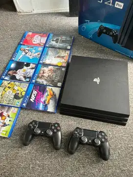 Playstation 4 Pro 1 Tera 28 game GTA 5 & FC 24 dll ps4 Jual Murah PS 4