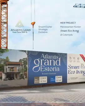 Jual Rumah Baru 600 jt-an 2 Lantai Colomadu dekat RS Komplek AURI