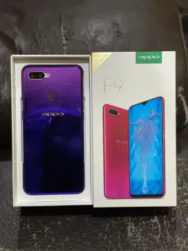 OPPO F9 4/64 FULLSET ORI SEGEL MULUS