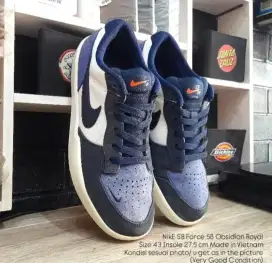 Nike SB Force 58 Obsidian Royal Size 43 Insole 27.5
