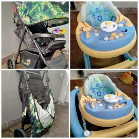 Preloved Stroller Labeille & Push Walker Family