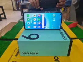 Oppo reno 6 ram 8 /128 gb mulus no minus lengkap