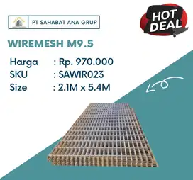 WIREMESH M9.5 Size 2.1M x 5.4M
