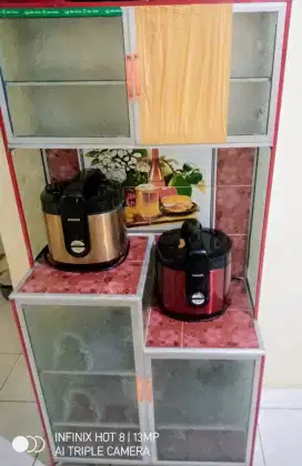 Rak makan almunium