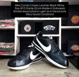 Nike Cortez Classix Leather BW Size 40.5 Insole 26