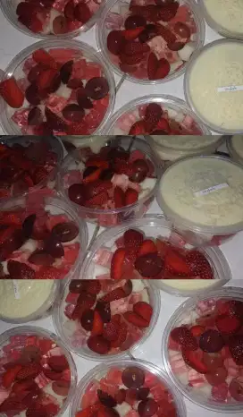 SALAD BUAH & KATSU