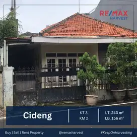 DIJUAL BU RUMAH HITUNG TANAH LUAS TANAH 243M2 CIDENG JAKARTA PUSAT