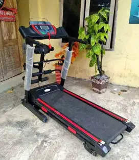 TREADMILL JUMBO AUTOINCLINE TANJAKAN OTOMATIS POWER 2 HP ALAT FITNESS