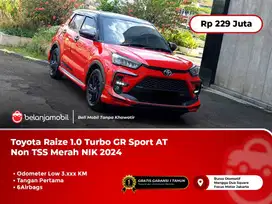 [LOW KM] Toyota Raize 1.0 Turbo GR Sport AT Non TSS Merah 2024/2025