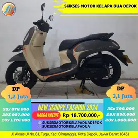 HONDA NEW SCOOPY FASHION 2024 CASH/KREDIT GRATIS KIRIM JABODETABEK