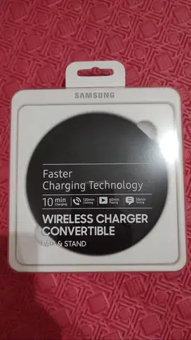ORIGINAL SAMSUNG Wireless Charger Convertible Fast Charging - Hitam