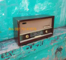RALIN radio tabung tube antik jadul kuno tua klasik MW AM SW kayu jati