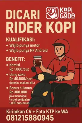 Dicari Driver Kopi Keliling