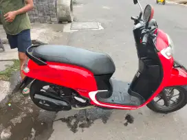 Honda Scoopy sporty 2018 tgn 1 ors cat mesin hls PJK baru tempat lkp