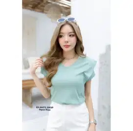 Atasan ruffle vneck Giants bkk bangkok