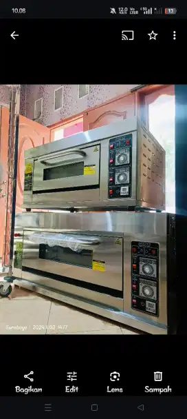 DI JUAL OVEN GETRA 1.DECK 2 TRAY