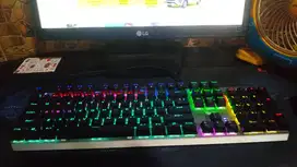 Keyboard Gaming Mechanical Aula + Free keyboard standar Komic