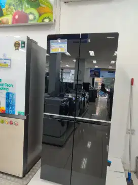 Kredit kulkas hisense SBS 467L promo 0% dan gratis 1x cicilan
