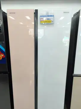 Kredit kulkas hisense side by side promo 0% dan gratis 1x cicilan