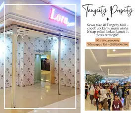 Disewakan Kios Lantai 1 B69&B70 Tangcity Mall, Lokasi Stratergis!