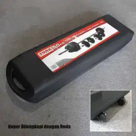 DUMBELL SET 50 KG BESI BERKWALITAS BISA DISAMBUNG ALAT FITNESS