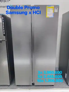 Kredit kulkas side by side samsung