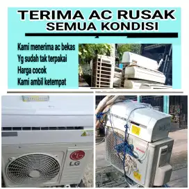 Terima ac bekas rusak