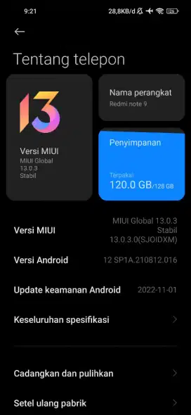 Redmi note 9 6/128