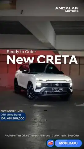 [Mobil Baru] Hyundai Creta Facelift DP 10% BUNGA RENDAH