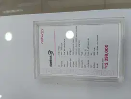 Advan sketsa 3 Ram 6Gb 138  extrabal up to 12 gb