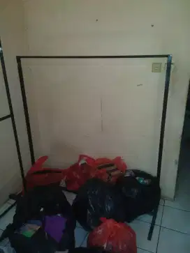Tiang Gawang Display Gantungan Pakaian 150 x 150