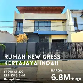SUPER CIAMIK! DIJUAL RUMAH NEW GRESS 2 LANTAI KERTAJAYA INDAH!