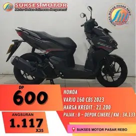 HONDA VARIO 160 CBS TAHUN 2023 SIAP PAKAI, MESIN HALUS, BODI MULUS