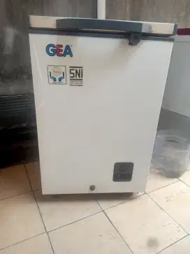 Freezer box GEA ukuran 100 liter.