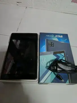 Advan xtab 4/64gb mulus lengkap beli Desember 2024
