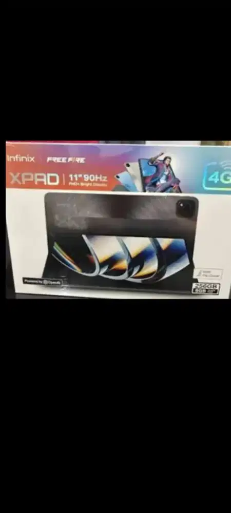 Tablet infinix XPAD 256gb LTE sinyal 4G SIM card