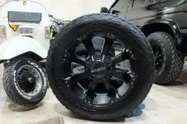 Velg r20 ban AT 6X139.7 pcd Fortuner, Pajero, Terrano dan sejenisnya