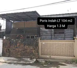 Dijual cepat rmh 1,5 lt di Poris indah. Tangerang