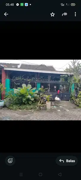 dijual rmh di perum ppu hook nego  di by pass Krian