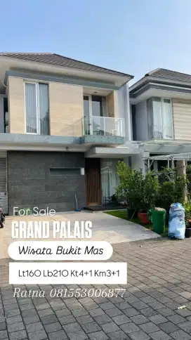 DIJUAL CEPAT RUMAH MINIMALIS WISATA BUKIT MAS GRAND PALAIS