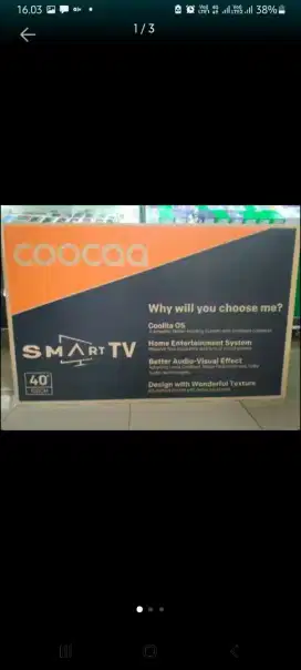 Tv led coocaa smart 40 inc segel garansi resmi