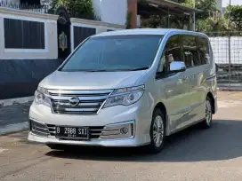 JUAL CEPAT! NISSAN SERENA HWS PANORAMIC AT 2017 SILVER