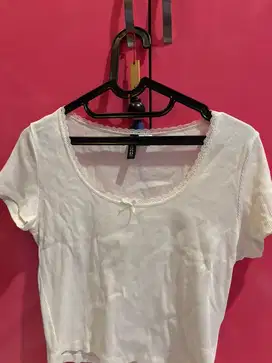 Crop top h&m(putih)
