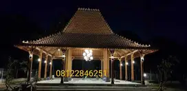Jual Bangunan Pendopo Joglo kayu jati, Rumah Joglo dan Limsan Jati
