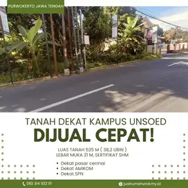 HARGA TANAH DI PURWOKERTO PERMETER, tanah dekat kampus unsoed