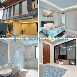 rumah mewah 2 lantai full furnish palagan KM 8 dekat filosofi kopi